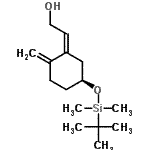 CAS#: 96685-53-9， (2Z)-2-[(5S)-5-{[Dimethyl(2-methyl-2-propanyl)silyl]oxy}-2-methylenecyclohexylidene]ethanol