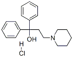 CAS#: 968-58-1， alpha,alpha-Diphenylpiperidine-1-propanol hydrochloride