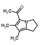 CAS#: 97073-03-5， 1-(6,7-Dimethyl-2,3-dihydro-1H-pyrrolizin-5-yl)ethanone