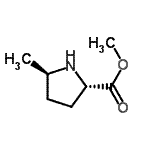 CAS#: 97373-39-2， Methyl (5R)-5-methyl-L-prolinate
