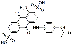 CAS#: 97549-02-5， 4-[4-(Acetylamino)Anilino]-1-Amino-9,10-Dihydro-9,10-Dioxoanthracene-2,6-Disulphonic Acid