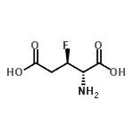 CAS 登录号：97550-64-6， (3R)-3-氟-D-谷氨酸