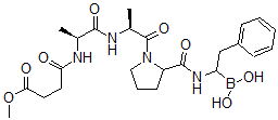 CAS#: 97590-10-8， O-Methylsuccinyl-Alanyl-Alanyl-Prolyl-Borophenylalanine