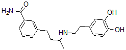 CAS#: 97816-65-4， 4-(2-((3-(3-Benzenecarboxamide)-1-Methylpropyl)Amino)Ethyl)-1,2-Benzenediol