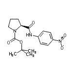 CAS#: 97885-49-9， 2-Methyl-2-propanyl (2S)-2-[(4-nitrophenyl)carbamoyl]-1-pyrrolidinecarboxylate