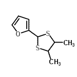 CAS#: 97913-79-6， 2-(4,5-Dimethyl-1,3-dithiolan-2-yl)furan