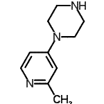 CAS 登录号：98010-38-9， 1-(2-甲基-4-吡啶基)哌嗪