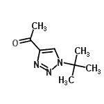 CAS#: 98013-37-7， 1-[1-(2-Methyl-2-propanyl)-1H-1,2,3-triazol-4-yl]ethanone