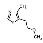 CAS#: 98316-89-3， 5-(2-methoxyethyl)-4-methyl-thiazole