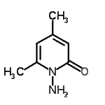 CAS 登录号：98334-40-8， 1-氨基-4,6-二甲基-2(1H)-吡啶酮
