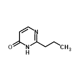 CAS 登录号：98334-41-9， 2-丙基-4(1H)-嘧啶酮