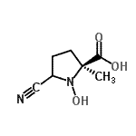 CAS 登录号：98334-80-6， 5-氰基-1-羟基-2-甲基-L-脯氨酸