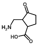 CAS#: 98431-85-7， 2-(Aminomethyl)-3-oxocyclopentanecarboxylic acid