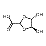 CAS 登录号：98480-38-7， (4S,5S)-4,5-二羟基-1,3-二氧戊环-2-羧酸