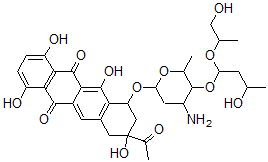 CAS#: 98791-58-3， 1-Hydroxy-11-Deoxycarminomycin II