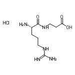 CAS#: 98957-79-0， L-Arginyl-beta-alanine hydrochloride (1:1)