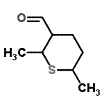 CAS#: 99151-37-8， 2,6-Dimethyltetrahydro-2H-thiopyran-3-carbaldehyde
