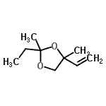 CAS#: 99182-78-2， 2-Ethyl-2,4-dimethyl-4-vinyl-1,3-dioxolane