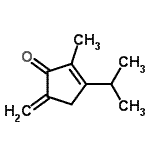 CAS#: 99474-32-5， 3-Isopropyl-2-methyl-5-methylene-2-cyclopenten-1-one