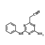 CAS#: 99845-72-4， (4-Amino-6-anilino-1,3,5-triazin-2-yl)acetonitrile