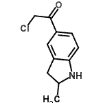 CAS 登录号：99859-71-9， 2-氯-1-(2-甲基吲哚啉-5-基)乙酮