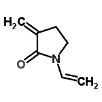 CAS#: 99934-83-5， 3-Methylene-1-vinyl-2-pyrrolidinone
