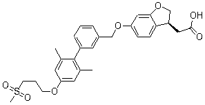 TAK 875分子结构 (CAS 1000413-72-8)