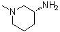 结构式 CAS# 1001353-92-9, (R)-1-甲基哌啶-3-胺