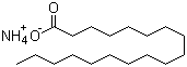 Ammonium stearate molecular structure (CAS 1002-89-7)