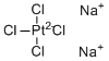 Disodium tetrachloroplatinate molecular structure (CAS 10026-00-3)