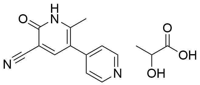Milrinone lactate molecular structure (CAS 100286-97-3)