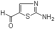 2-氨基-5-醛基噻唑分子结构 (CAS 1003-61-8)