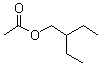 2-乙基丁基乙酸酯分子结构 (CAS 10031-87-5)