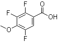 structure of CAS# 1003709-67-8, 2,3,5-Trifluoro-4-methoxybenzoic acid