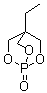 结构式 CAS# 1005-93-2, 4-乙基-2,6,7-三氧杂-1-磷杂双环[2.2.2]辛烷 1-氧化物