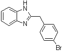 structure of CAS# 100622-41-1, 2-[(4-Bromophenyl)methyl]-1H-benzimidazole;2-p-Bromobenzylbenzimidazole