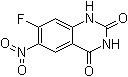 7-氟-6-硝基-2,4(1H,3H)-喹唑啉二酮分子结构 (CAS 1007308-74-8)