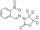 3-[(E)-(2-Nitrobenzylidene)amino](d<sub>4</sub>)-1,3-oxazolidin-2-one molecular structure (CAS 1007478-57-0)