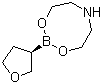 Diethanolamine-(3R)-(+)-tetrahydrofuranylboronate molecular structure (CAS 100858-40-0)
