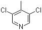 3,5-Dichloro-4-picoline molecular structure (CAS 100868-46-0)