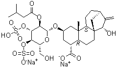 苍术苷二钠盐分子结构 (CAS 100938-11-2)