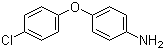 structure of CAS# 101-79-1, 4-Chloro-4'-aminodiphenyl ether;4-(4-Chlorophenoxy)benzenamine; 4-Amino-4'-chlorodiphenyl ether; 4-Chlorophenoxyaniline
