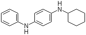 N-Phenyl-N'-cyclohexyl-p-phenylenediamine molecular structure (CAS 101-87-1)