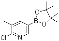 6-Chloro-5-methylpyridine-3-boronic acid pinacol ester molecular structure (CAS 1010101-07-1)
