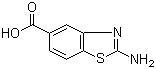 结构式 CAS# 101084-95-1, 2-氨基-5-苯并噻唑羧酸