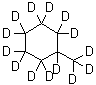 Methylcyclohexane-d<sub>14</sub> molecular structure (CAS 10120-28-2)