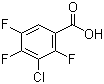 3-Chloro-2,4,5-trifluorobenzoic acid molecular structure (CAS 101513-77-3)