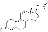 Trenbolone acetate molecular structure (CAS 10161-34-9)