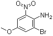 structure of CAS# 10172-35-7, 2-Bromo-4-methoxy-6-nitroaniline