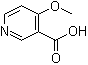 4-甲氧基烟酸分子结构 (CAS 10177-31-8)